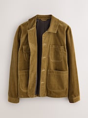 Ochre Yellow Corduroy Chore Jacket - Image 8 of 11