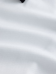 Hvit - Smal passform  - Occasion Cotton Rich Twill Double Cuff Shirt and Satin Bow Tie Set - Bilde 3 av 3