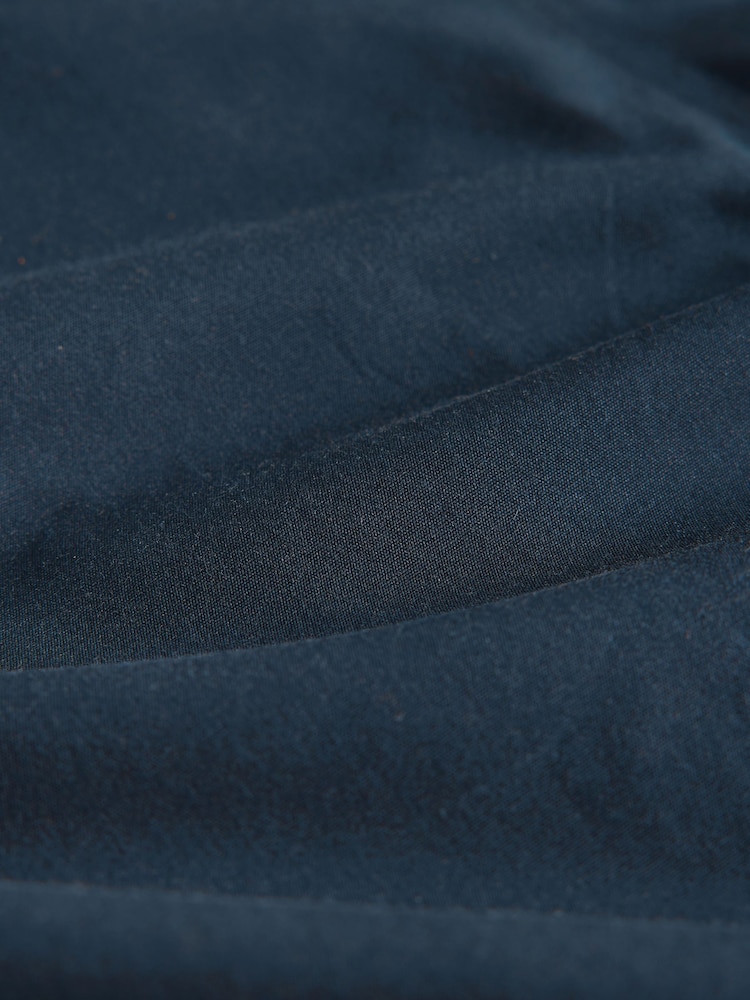 Navy Blue Regular Fit Signature Cotton Poplin Formal Shirt - Image 10 of 10 Navy Blue Regular Fit Signature Cotton Poplin Formal Shirt - Image 10 of 10