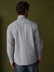 Multi Regular Fit Easy Iron Button Down Long Sleeve Oxford Check Shirt - Image 3 of 13