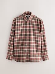 Pink Brushed Flannel Shirt - Image 5 of 7
