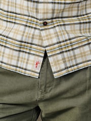 Aubin Yellow Merton Brushed Oxford Button Down Shirt - Image 5 of 5