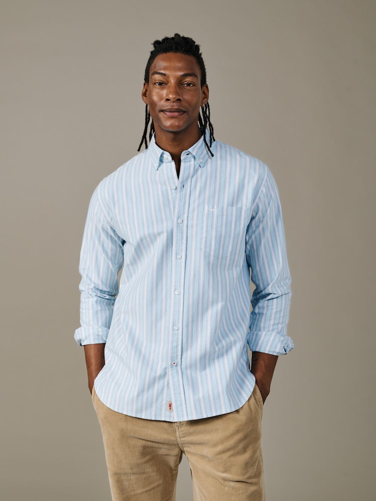 Aubin Blue Aldridge Oxford Button Down Shirt - Image 1 of 1
