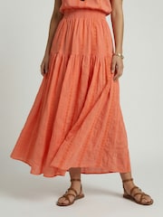 Raffya Orange Candice Flutter Sleeve Maxi Dress - Image 4 of 4