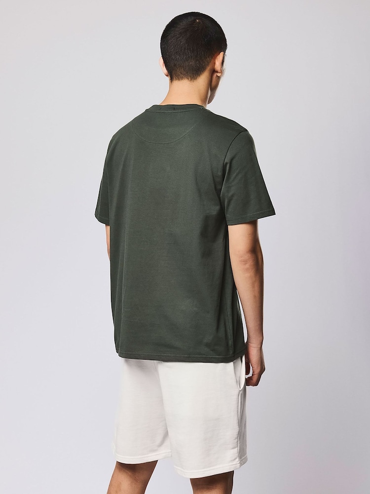 Weekend Offender Brooklands Badge Green T-Shirt - Image 2 of 5