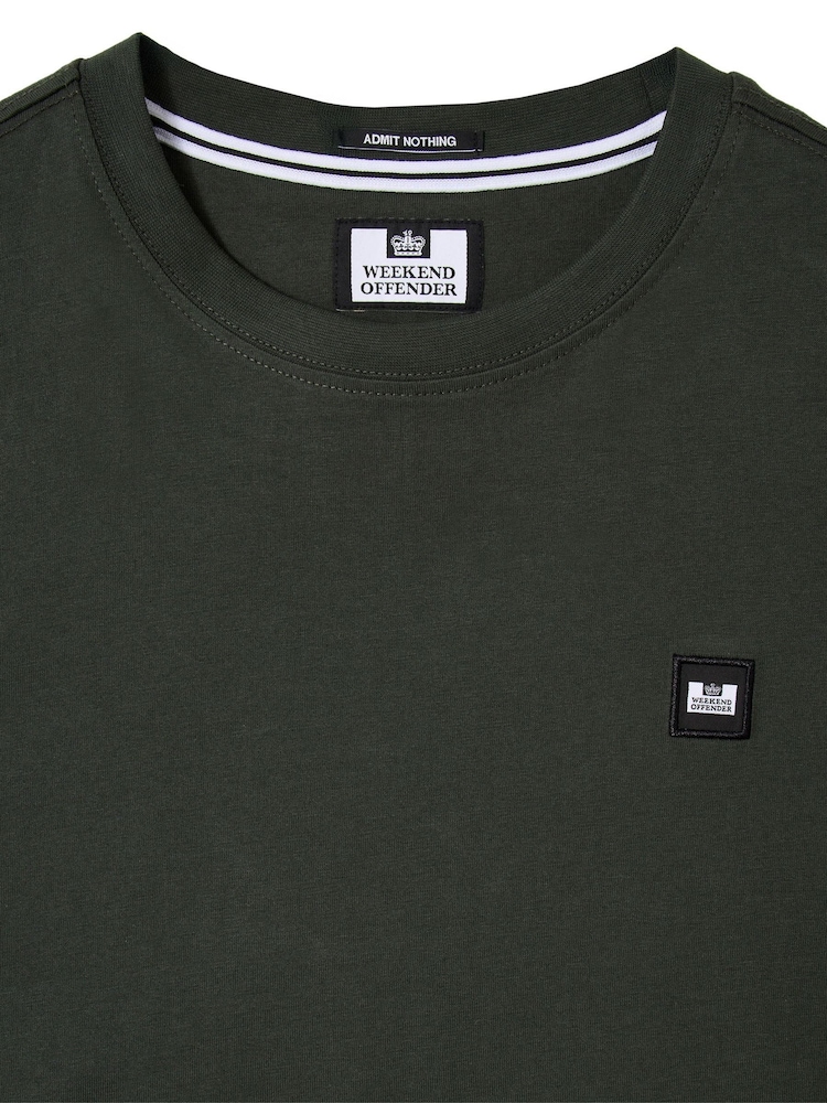 Weekend Offender Brooklands Badge Green T-Shirt - Image 5 of 5