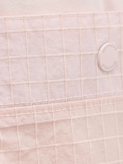 Weekend Offender Chiyoda Large Ripstop Pocket Pink Shorts - Image 6 of 7