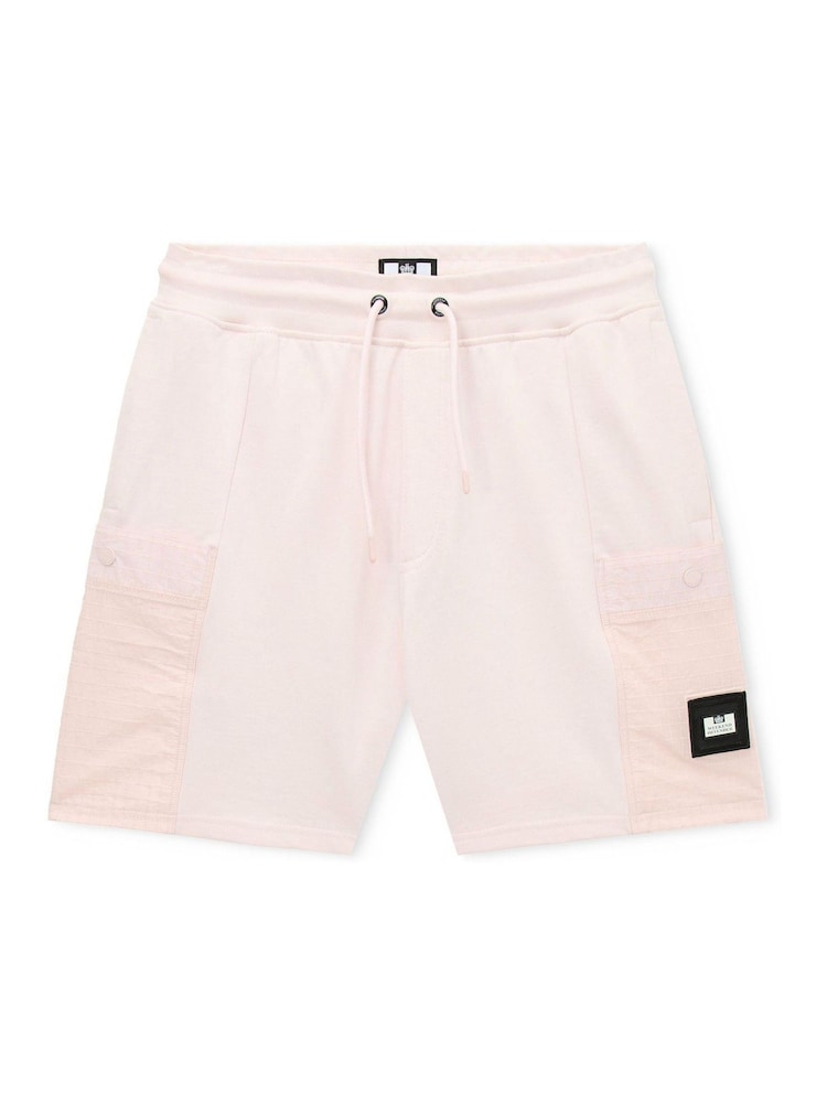 Weekend Offender Chiyoda Large Ripstop Pocket Pink Shorts - Image 7 of 7 Weekend Offender Chiyoda Large Ripstop Pocket Pink Shorts - Image 7 of 7