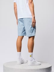 Weekend Offender Baraki Relaxed Technical Blue Shorts - Image 3 of 6