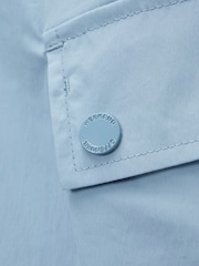 Weekend Offender Baraki Relaxed Technical Blue Shorts - Image 5 of 6