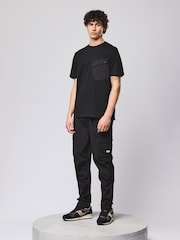 Weekend Offender Adrar Technical Pocket Black T-Shirt - Image 3 of 5