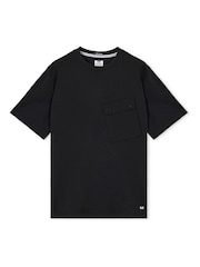 Weekend Offender Adrar Technical Pocket Black T-Shirt - Image 4 of 5