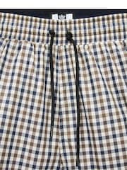 Weekend Offender Varadero Check Natural Swim Shorts - Image 5 of 6