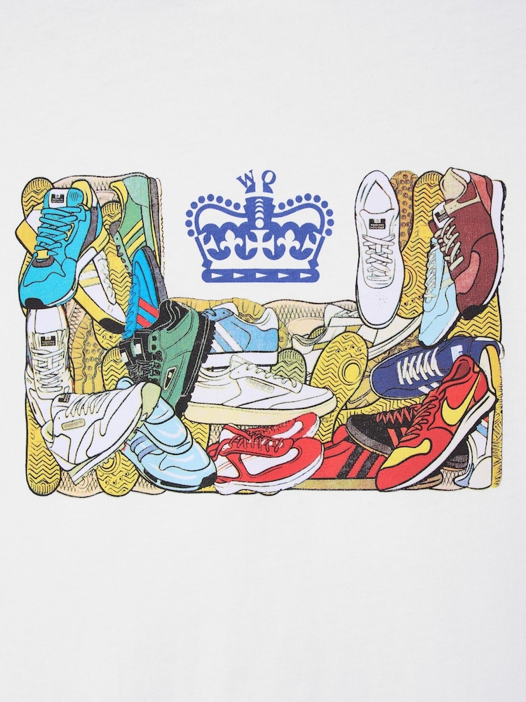 Weekend Offender Darblay Graphic White T-Shirt - Image 2 of 2