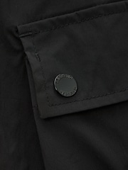 Weekend Offender Baraki Relaxed Technical Black Shorts - Image 5 of 6