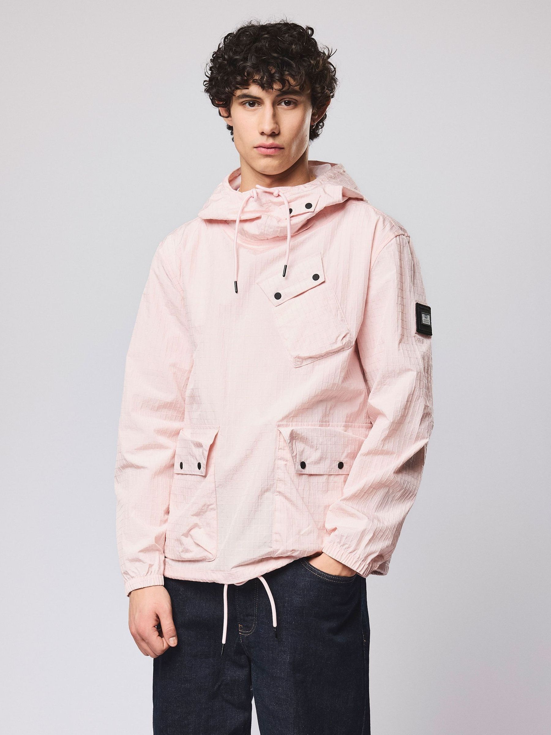 Buy Weekend Offender Pink Grohl Ripstop Overtop Jacket from the