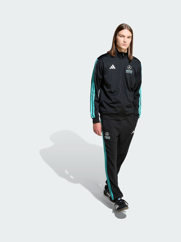 مرسيدس adidas - بنطلون رياضي أساسي بتصميم فريق Amg Petronas من 1 Formula - Image 1 of 5