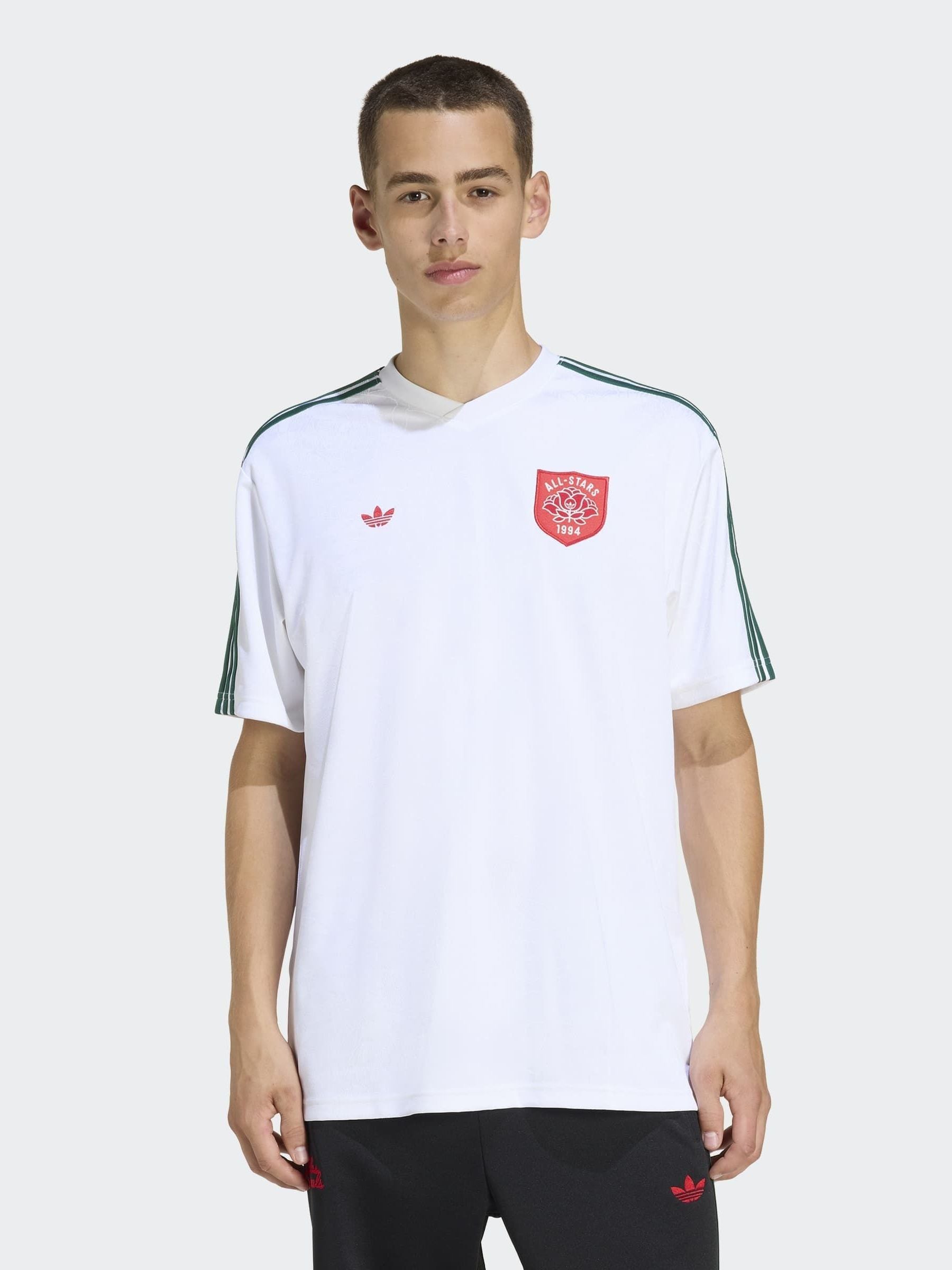 Buy adidas Originals White Jersey Roses from Next USA
