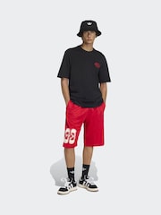 adidas Originals Black GFX Varsity T-Shirt - Image 3 of 6