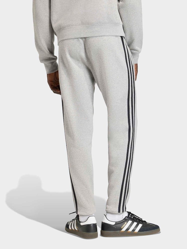 adidas Originals Grey 3-Stripes Sweat Joggers - Image 2 of 6