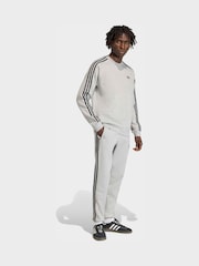 adidas Originals Grey 3-Stripes Sweat Joggers - Image 3 of 6