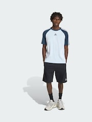 adidas Originals Blue Adicolor Teamgeist Cotton T-Shirt - Image 2 of 6