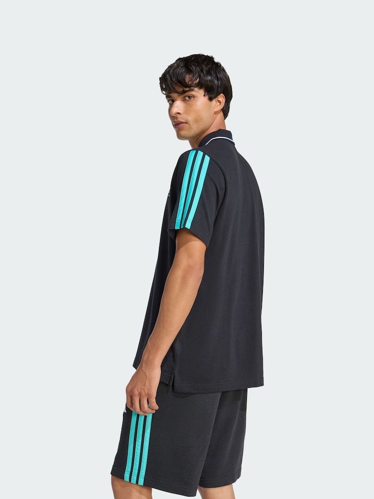 adidas Black Mercedes - AMG Petronas Formula 1 Team DNA Polo Shirt - Image 2 of 5
