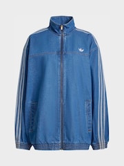 adidas Originals Blue Firebird Adilenium Denim Track Top - Image 6 of 6