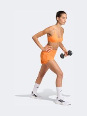 adidas Orange Optime Essentials Workout Light Support Bra - Image 3 of 8