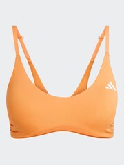 adidas Orange Optime Essentials Workout Light Support Bra - Image 7 of 8