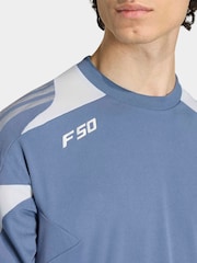 adidas Originals Blue F50 Jersey Short Sleeve T-Shirt - Image 5 of 6