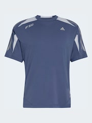 adidas Originals Blue F50 Jersey Short Sleeve T-Shirt - Image 6 of 6