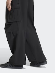 adidas Originals Black Premium Essentials Utility Cargo Tracksuit Bottoms - Image 4 of 6