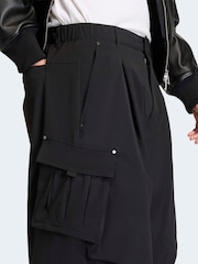 adidas Originals Black Premium Essentials Utility Cargo Tracksuit Bottoms - Image 5 of 6