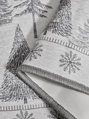 Grey Washable Winter Trees Doormat - Image 4 of 5