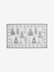 Grey Washable Winter Trees Doormat - Image 5 of 5