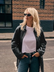 Negro - N.Premium Leather Dolly Jacket - Imagen 5 de 9