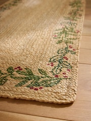 Natural Festive Wreath Jute Runner - Image 3 of 5