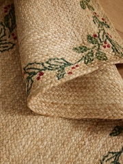Natural Festive Wreath Jute Runner - Image 4 of 5