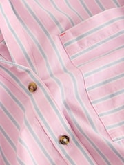 White Stuff Pink Sadie Poplin Boyfriend Shirt - Image 6 of 6
