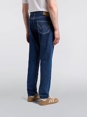 Edwin Blue Regular Tapered Kaihara Pure Indigo Openend Denim Jeans - Image 3 of 4