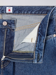 Edwin Blue Regular Tapered Kaihara Pure Indigo Openend Denim Jeans - Image 4 of 4