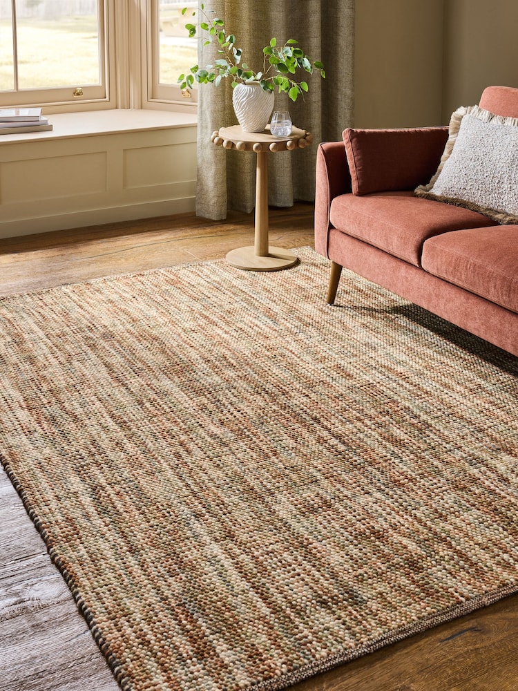 Green Multiweave Rug - Image 1 of 5 Green Multiweave Rug - Image 1 of 5