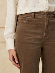 Pierre - Jean bootcut en velours côtelé taille mi-haute - Image 4 sur 7