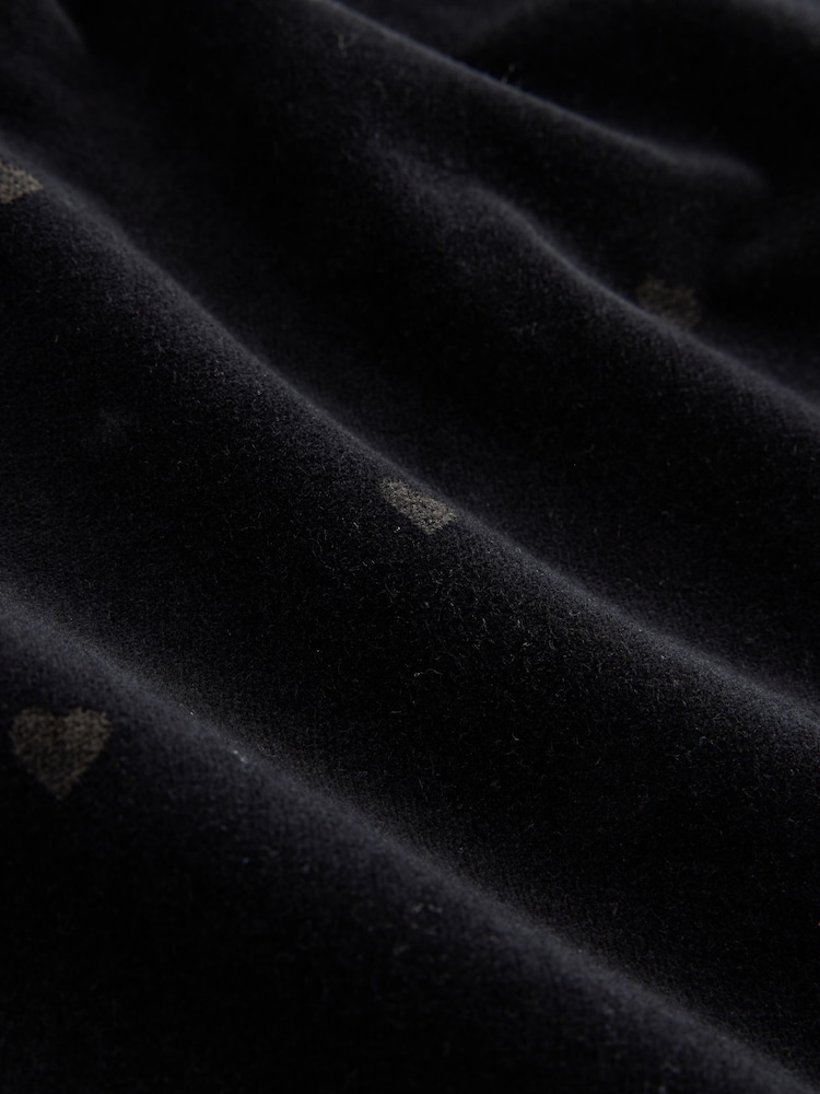 Black Heart Embroidery Corduroy Wide Leg Jeans - Image 9 of 9 Black Heart Embroidery Corduroy Wide Leg Jeans - Image 9 of 9