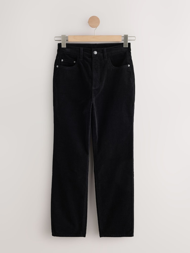 Чорний - Corduroy Stovepipe Jeans - Image 1 of 3 Чорний - Corduroy Stovepipe Jeans - Image 1 of 3