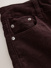 Burgundy Red Corduroy Slim Jeans - Image 2 of 3