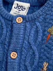 Jojo Maman Bébé Cable Knit Cardigan - صورة 4 من 5