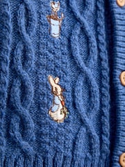 Jojo Maman Bébé Cable Knit Cardigan - صورة 5 من 5