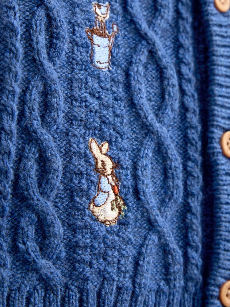 Jojo Maman Bébé Cable Knit Cardigan - صورة 5 من 5 Jojo Maman Bébé Cable Knit Cardigan - صورة 5 من 5